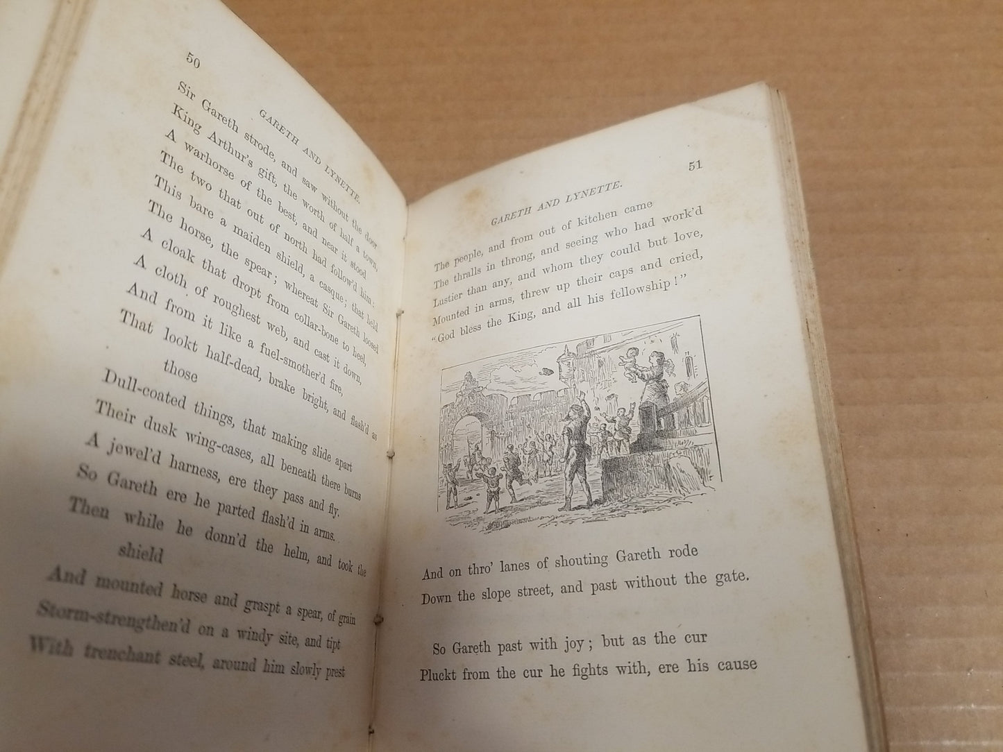 GARETH AND LYNETTE. by Alfred Tennyson - 1872 - IDYLLS OF THE KING - Illustrated