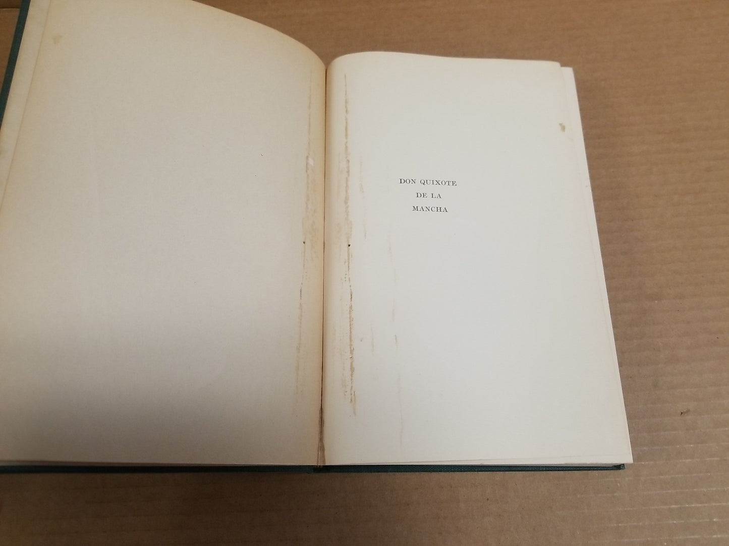 Don Quixote De La Mancha by Miguel De Cervantes Saavedra 1941 Ed HC Illustrated