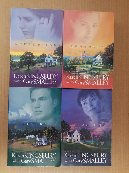 KAREN KINGSBURY with Gary Smalley
Lot of 4 REDEMPTION Series Books