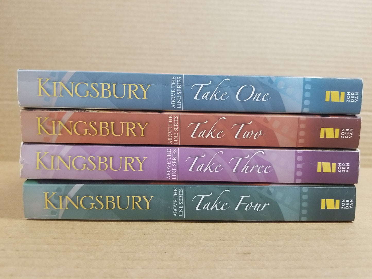 Karen Kingsbury Above the Line series Books 1-4 Complete Set.
